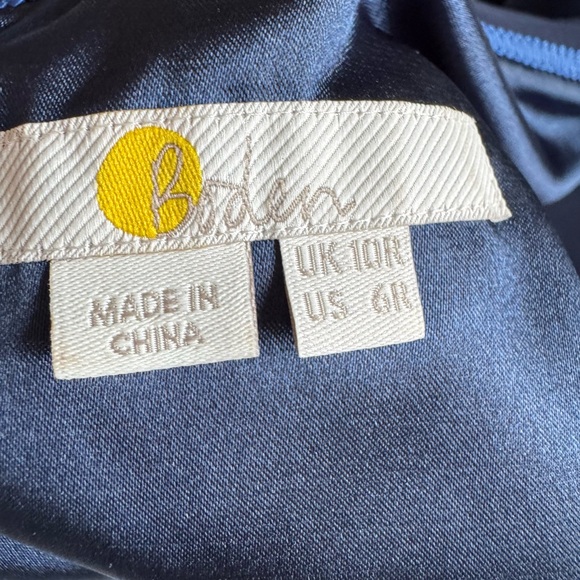 Boden Clarissa Wide Leg Jumpsuit in Navy Blue - Picture 2 of 8